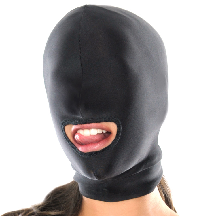 Fetish Fantasy Spandex Open Mouth Hood 1