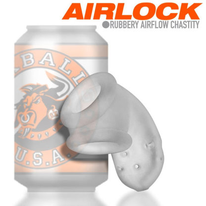 Oxballs AIRLOCK Air-Lite Vented Chastity | Clear Ice