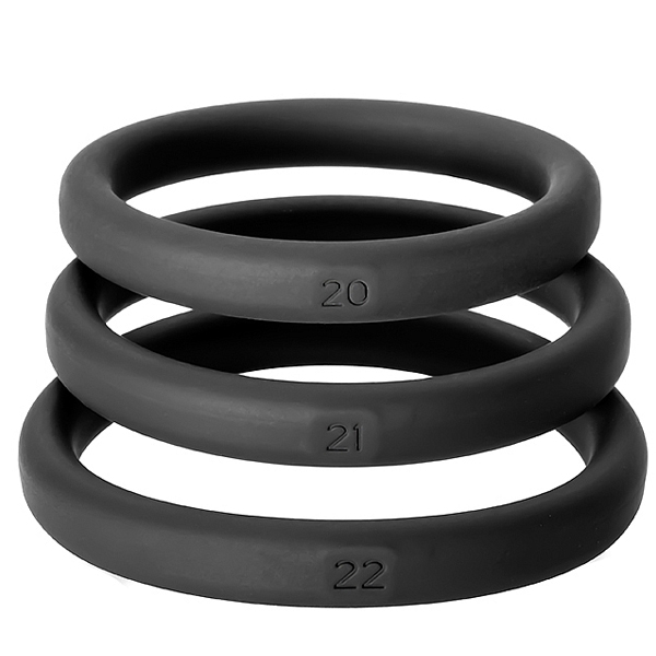 Xact-Fit Kit - Cockring Set - L/XL 3Pk