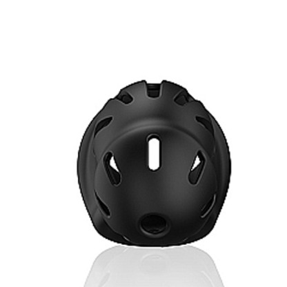 MAN CAGE Model 27 - Ultra Soft Silicone Chastity Cage | Black