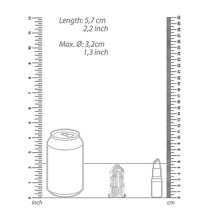 MAN CAGE Model 29 - TPE Chastity Cage | Transparent