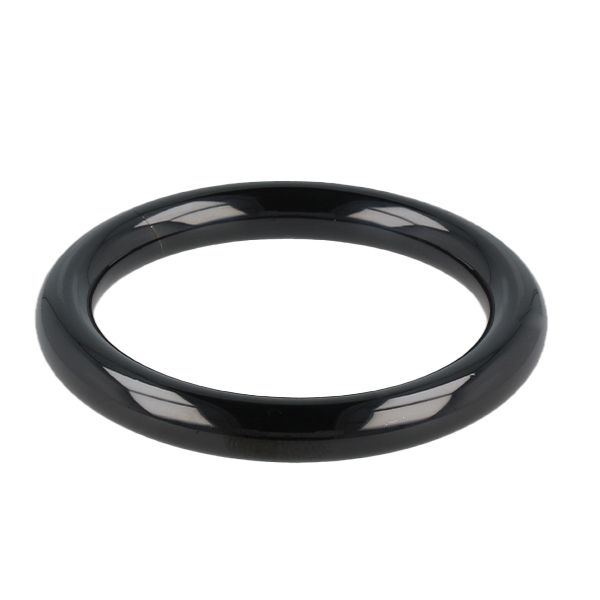 Uberkinky Titus Steel Thin 8mm Cock Ring Black - XL