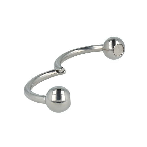 Titus Steel MAGNETIC HORSESHOE Cock Ring 6mm - XL