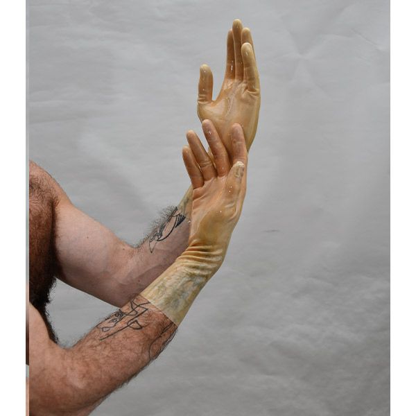 Mister B PREMIUM Rubber Gloves | Short Transparent