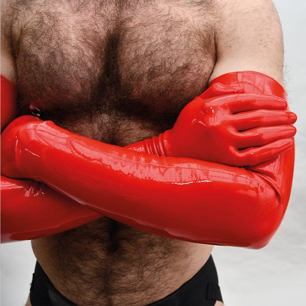 Mister B PREMIUM Rubber Gloves | Long Red