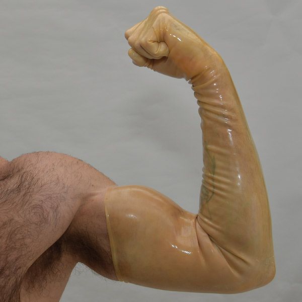 Mister B PREMIUM Rubber Gloves | Long Transparent