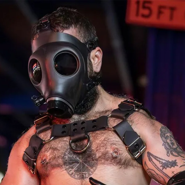 Mr.S Leather Blackout Gas Mask