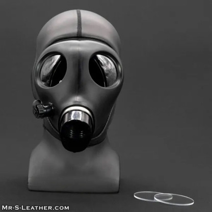 Mr.S Leather Blackout Gas Mask Hood