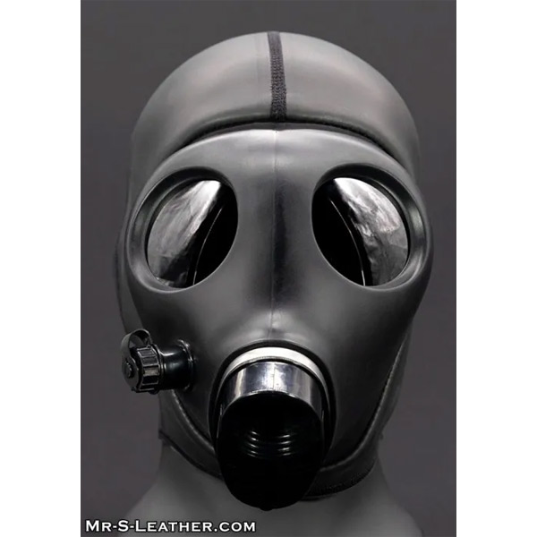 Mr.S Leather Blackout Gas Mask Hood