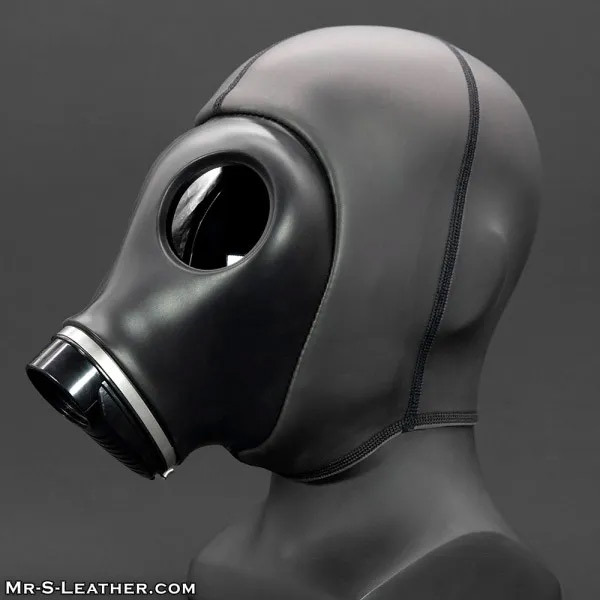 Mr.S Leather Blackout Gas Mask Hood