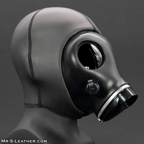 Mr.S Leather Blackout Gas Mask Hood