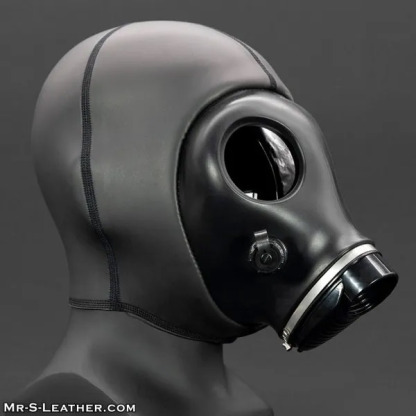 Mr.S Leather Blackout Gas Mask Hood