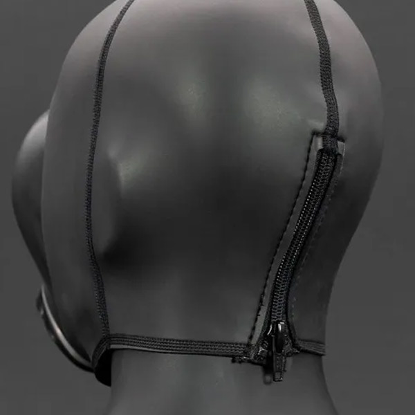 Mr.S Leather Blackout Gas Mask Hood