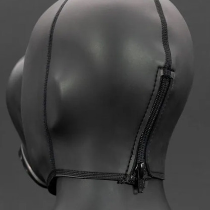 Mr.S Leather Blackout Gas Mask Hood