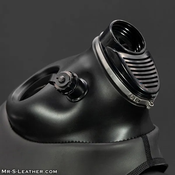 Mr.S Leather Blackout Gas Mask Hood