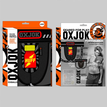 Oxballs POPPER Jockstrap | Black/Red