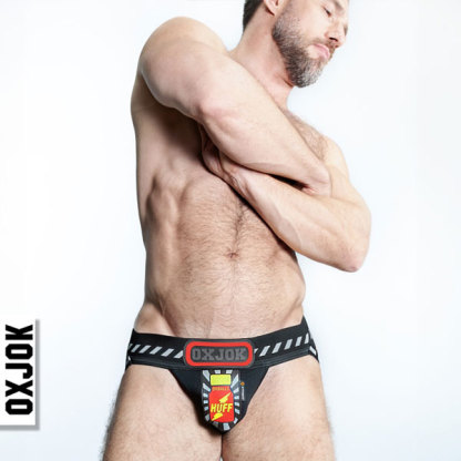 Oxballs POPPER Jockstrap | Black/Red