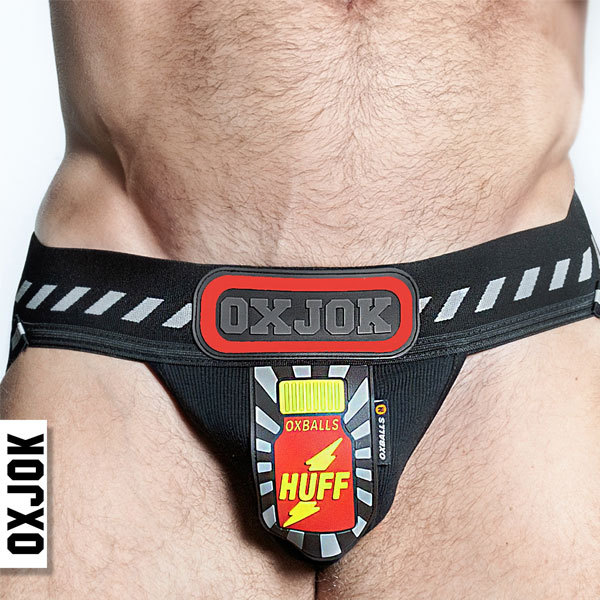 Oxballs POPPER Jockstrap | Black/Red