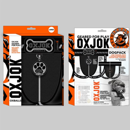 Oxballs DOGPACK Jockstrap | Black/Sliver