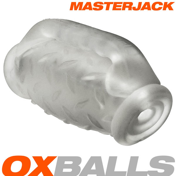 Oxballs MASTERJACK Cock Stroker | Clear Ice