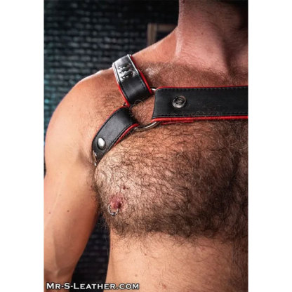Mr.S Leather Crossbow Chest Harness 2024 | Red