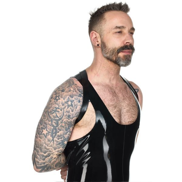Vilain Garçon Heavy Rubber Shoulder-to-Wrist Restraint S/M