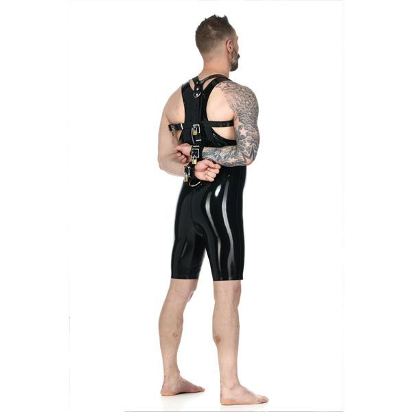 Vilain Garçon Heavy Rubber Shoulder-to-Wrist Restraint S/M