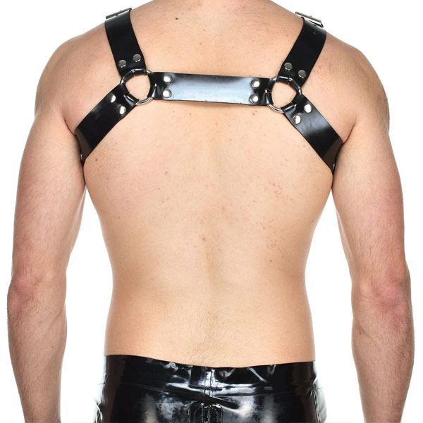 Vilain Garçon Heavy Rubber Bulldog Harness - M