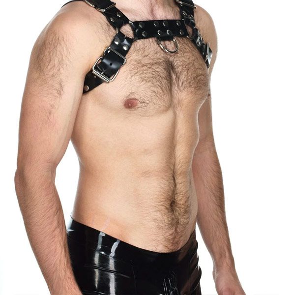 Vilain Garçon Heavy Rubber Bulldog Harness - S
