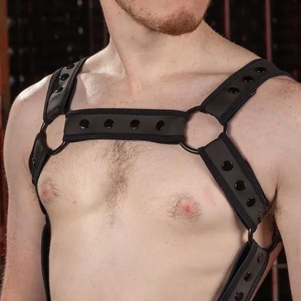 Mr.S Leather FuckGear Crossbow Harness Black/Black