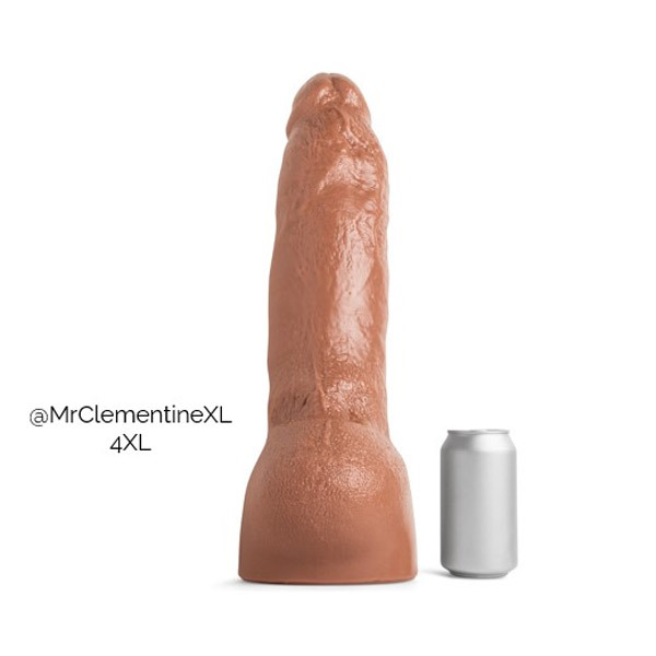 Mr Hankey's MR CLEMENTINE-XL Dildo: Tan 4XL | 12.75 Inches