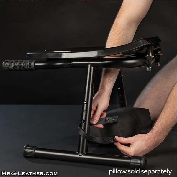 Mr. S Leather Adjustable Rim & Queening Seat With Hand Grips