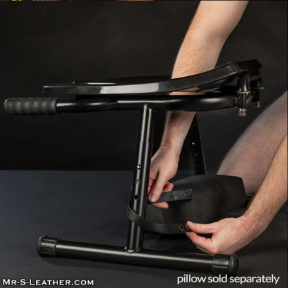 Mr. S Leather Adjustable Rim & Queening Seat With Hand Grips