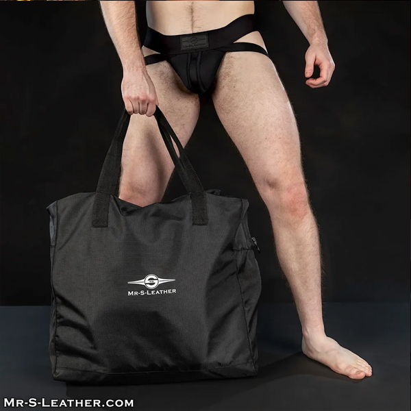 Mr. S Leather Adjustable Rim & Queening Seat With Hand Grips