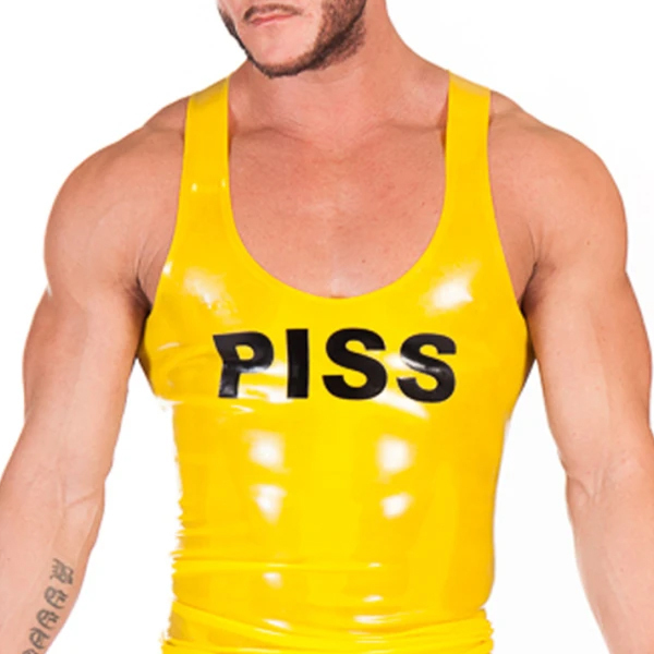 Invincible Rubber Rubber PISS Tank | Semi-Trans Yellow