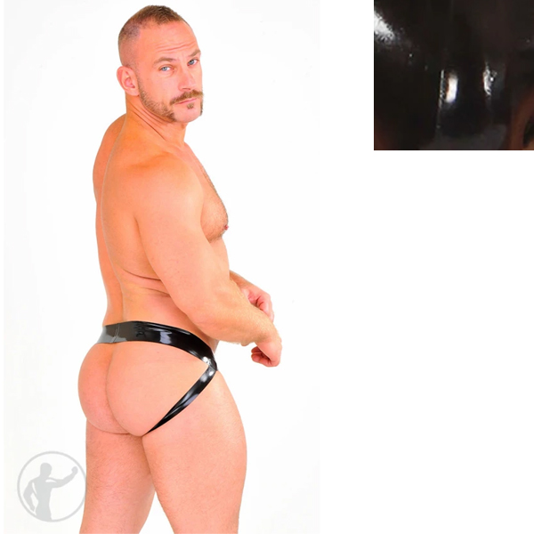 Invincible Rubber Rubber Zip Front Jock | Colour Options