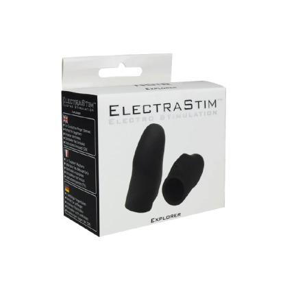 ElectraStim Silicone Noir 'Explorer' Electro Finger Sleeves