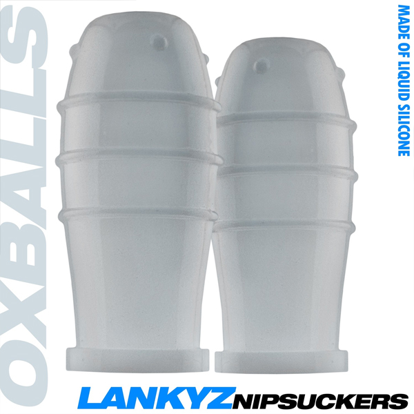 Oxballs LANKYZ NipSuckers | Clear Silicone
