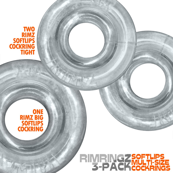 Oxballs RIMRINGZ 3-pack | Clear