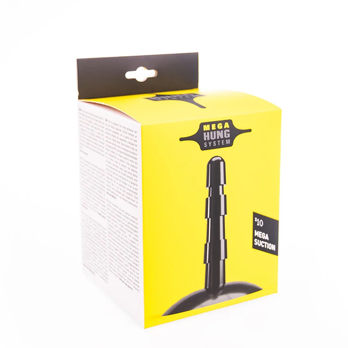 Hung System Mega Suction Cup | Black