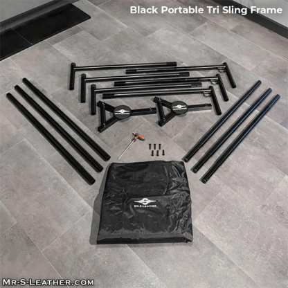 Mr. S Leather Portable Tri Sling Kit | Black 