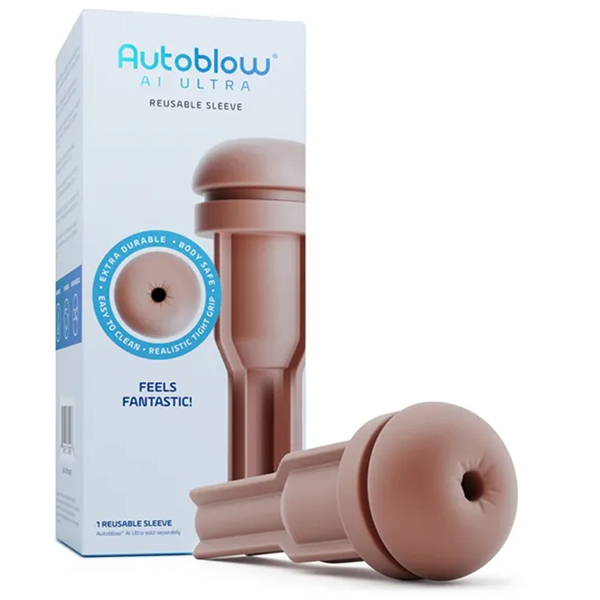 Autoblow Ai Ultra Anus Sleeve - Chocolate