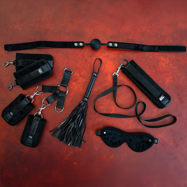 SEI MIO - Delectable Domination - Supreme Hog Tied Submissive Play Set (5 piece)