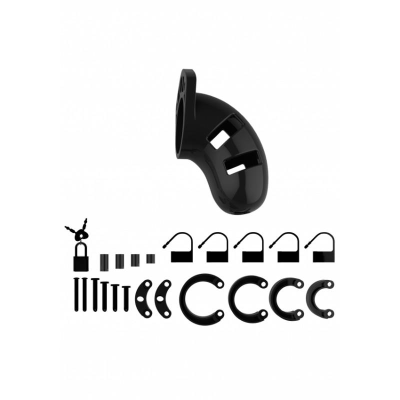 MAN CAGE Model 01: Chastity Device 3.5 Inches | Black