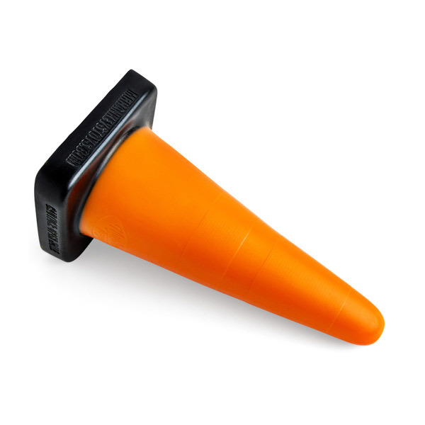 Mr Hankey's TRAFFIC CONE: Anal Trainer 2XL |12 Inches SOILD ORANGE