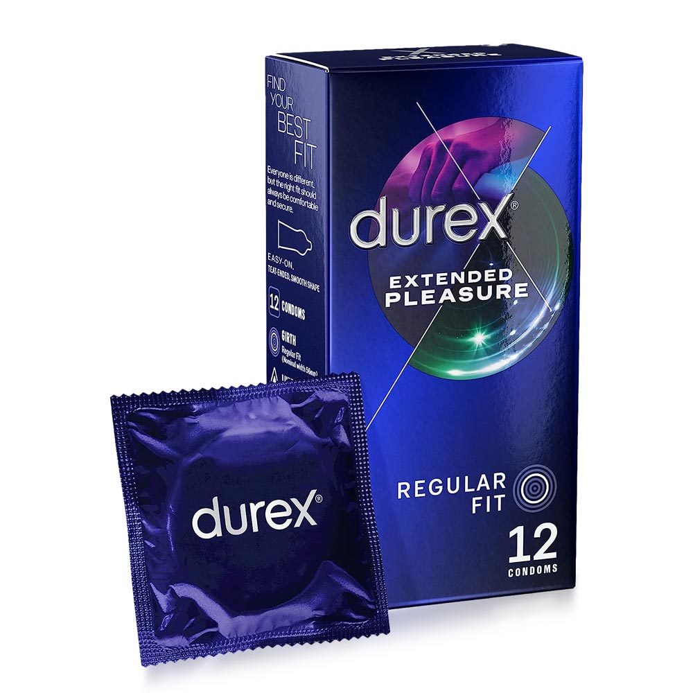 Durex Extended Pleasure Condoms 12 Pack | UberKinky