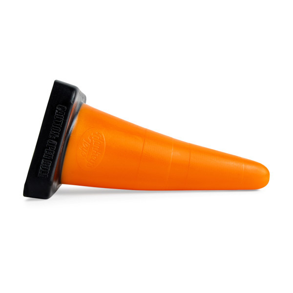 Mr Hankey's TRAFFIC CONE: Anal Trainer XS | 7.5 Inches SOLID ORANGE