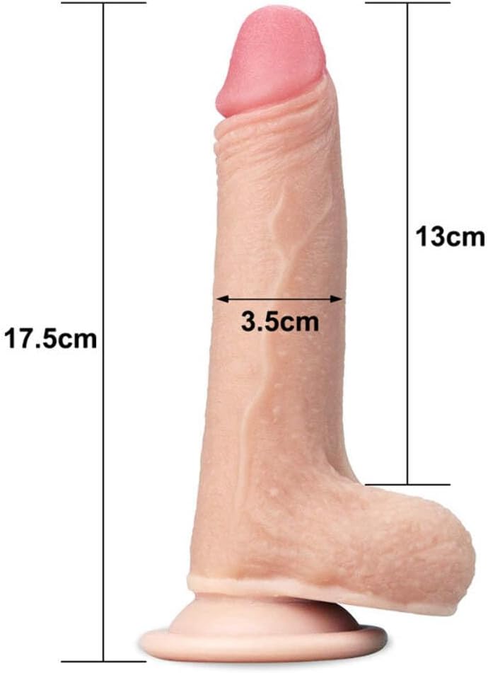 Lovetoy Sliding Skin Dildo 7 Inch
