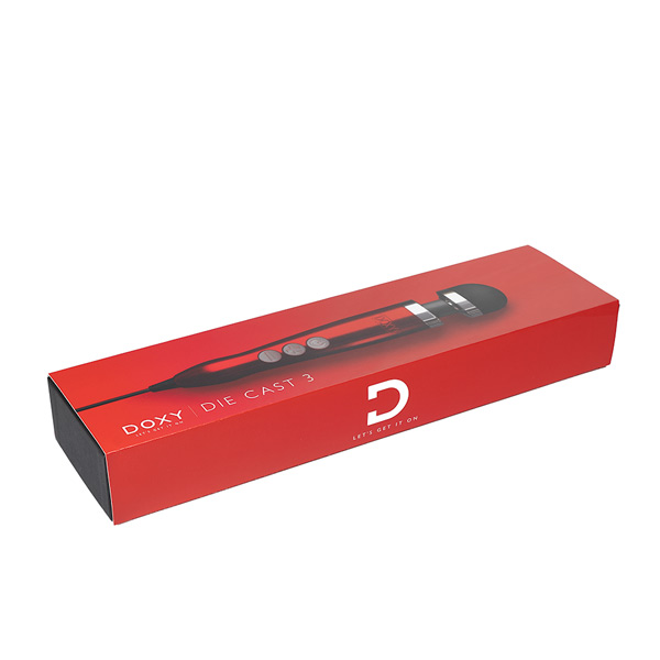 DOXY Die Cast - Powerful Vibrating Massage Wand | Polished Red
