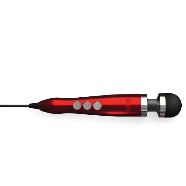DOXY Die Cast - Powerful Vibrating Massage Wand | Polished Red